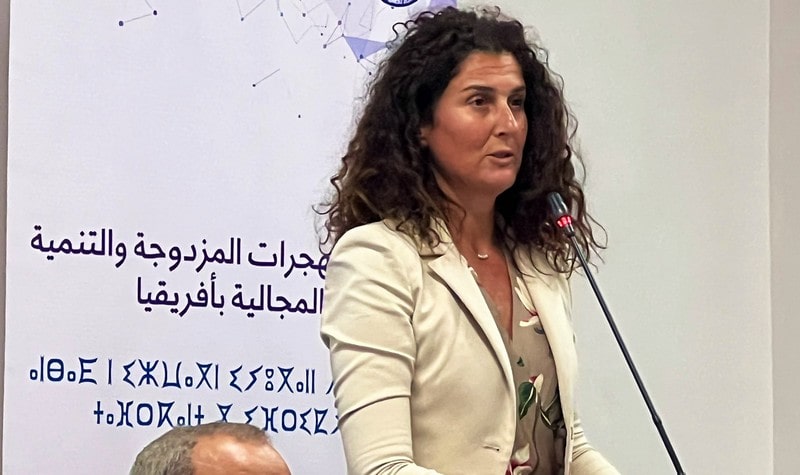 Mme Laura Palatini cheffe de mission de lOrganisation internationale pour les migrations Maroc min