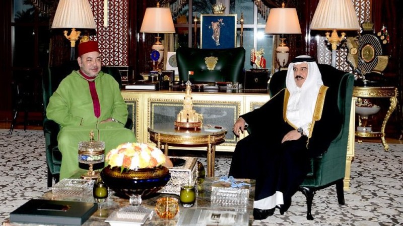 العاهل البحريني وجلالة الملك
