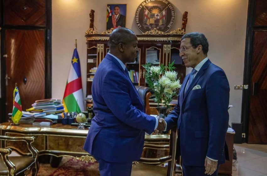 Omar hilal avec Le president de la Republique centrafricaine 850x560 1