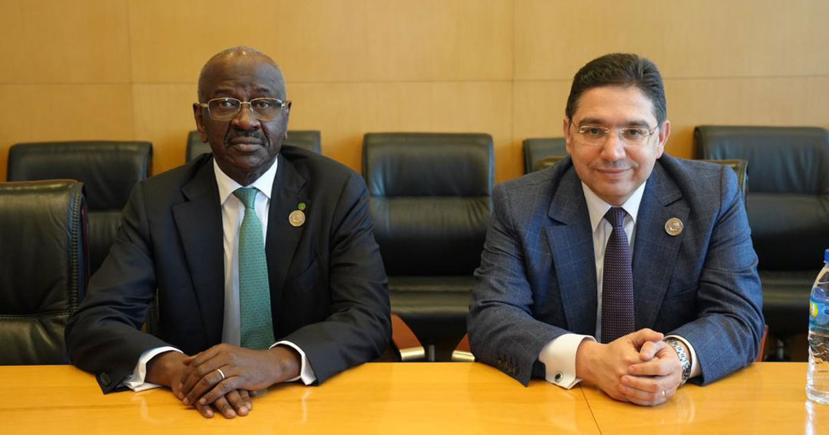 Bourita s entretient avec des ministres des Affaires etrangeres en marge du Conseil Executif de l UA
