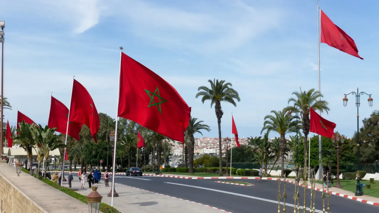 morocco flags rabat