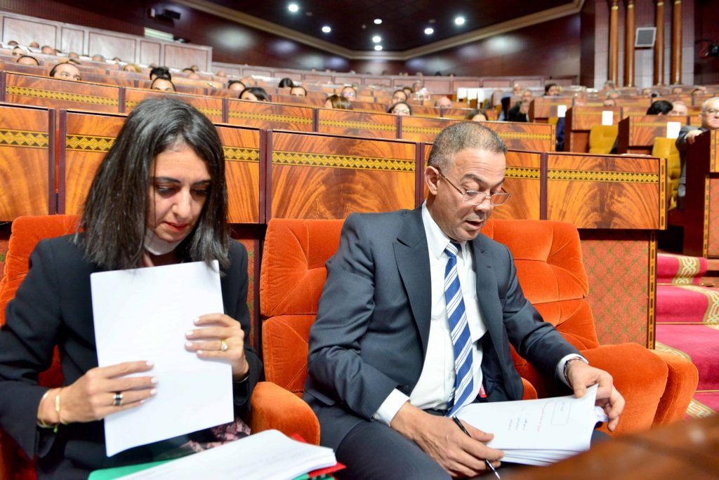 Nadia Fettah Alaoui Et Lakjaa Vote Loi De Finance Parlement 3 1 scaled 1 1024x684 1